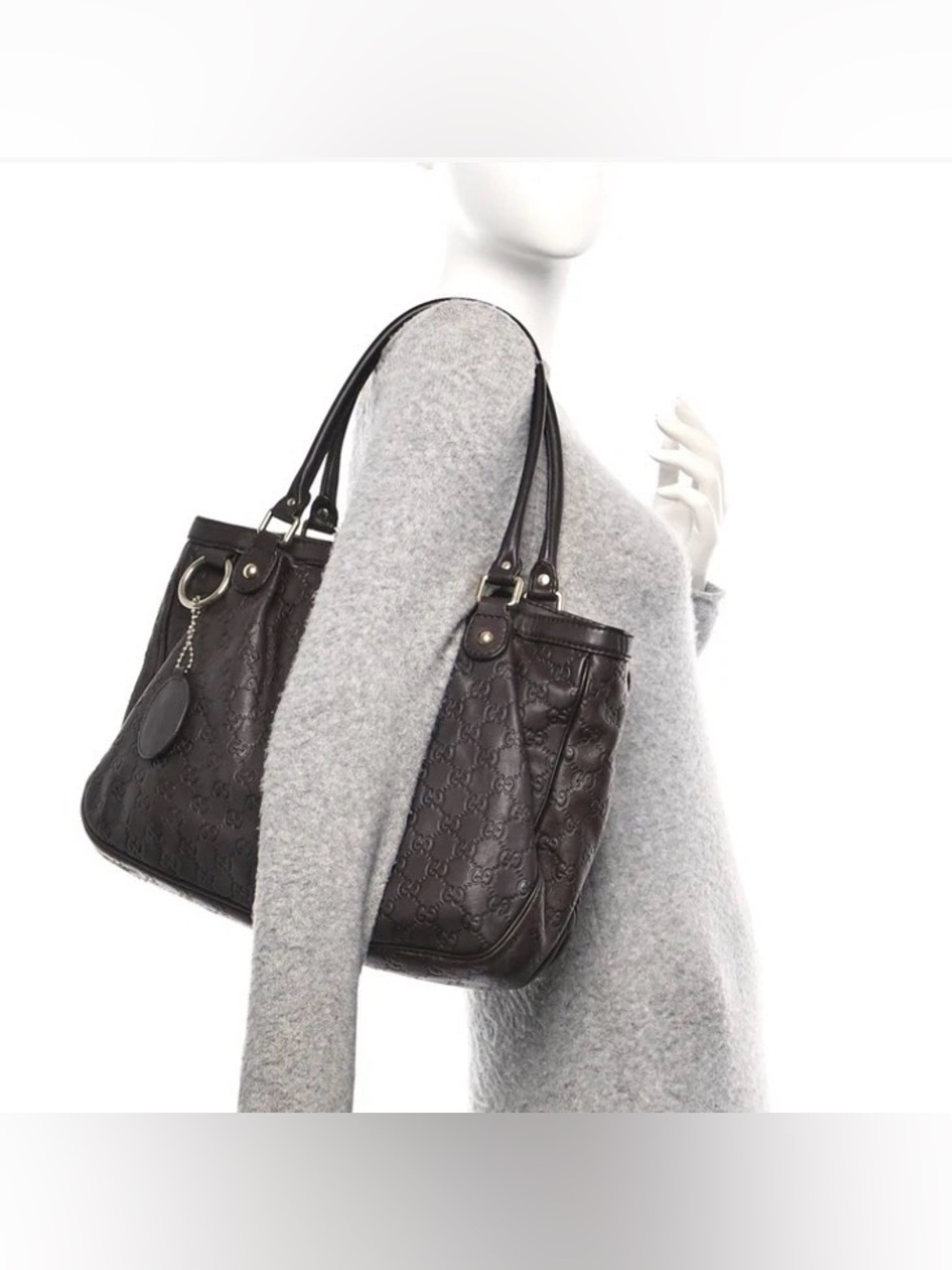 Vintage Gucci Guccissima Sukey Medium Tote Bag - Picture 3 of 12